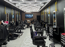 Inside Gabby's Barbershop — the chairs